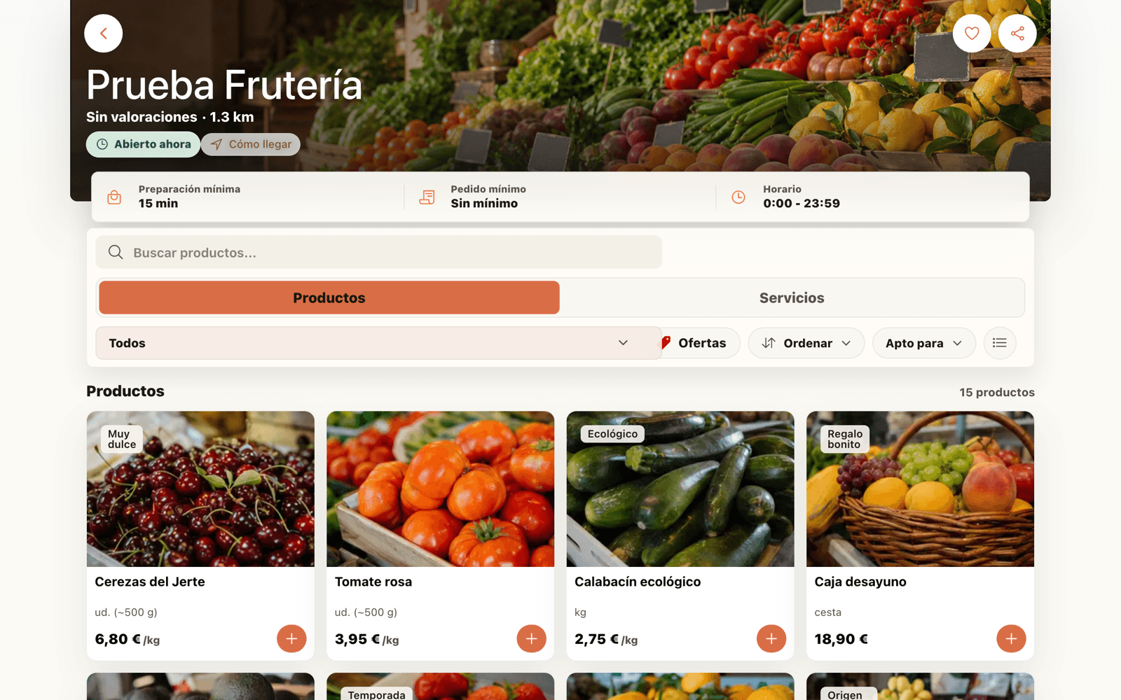Fresto interface
